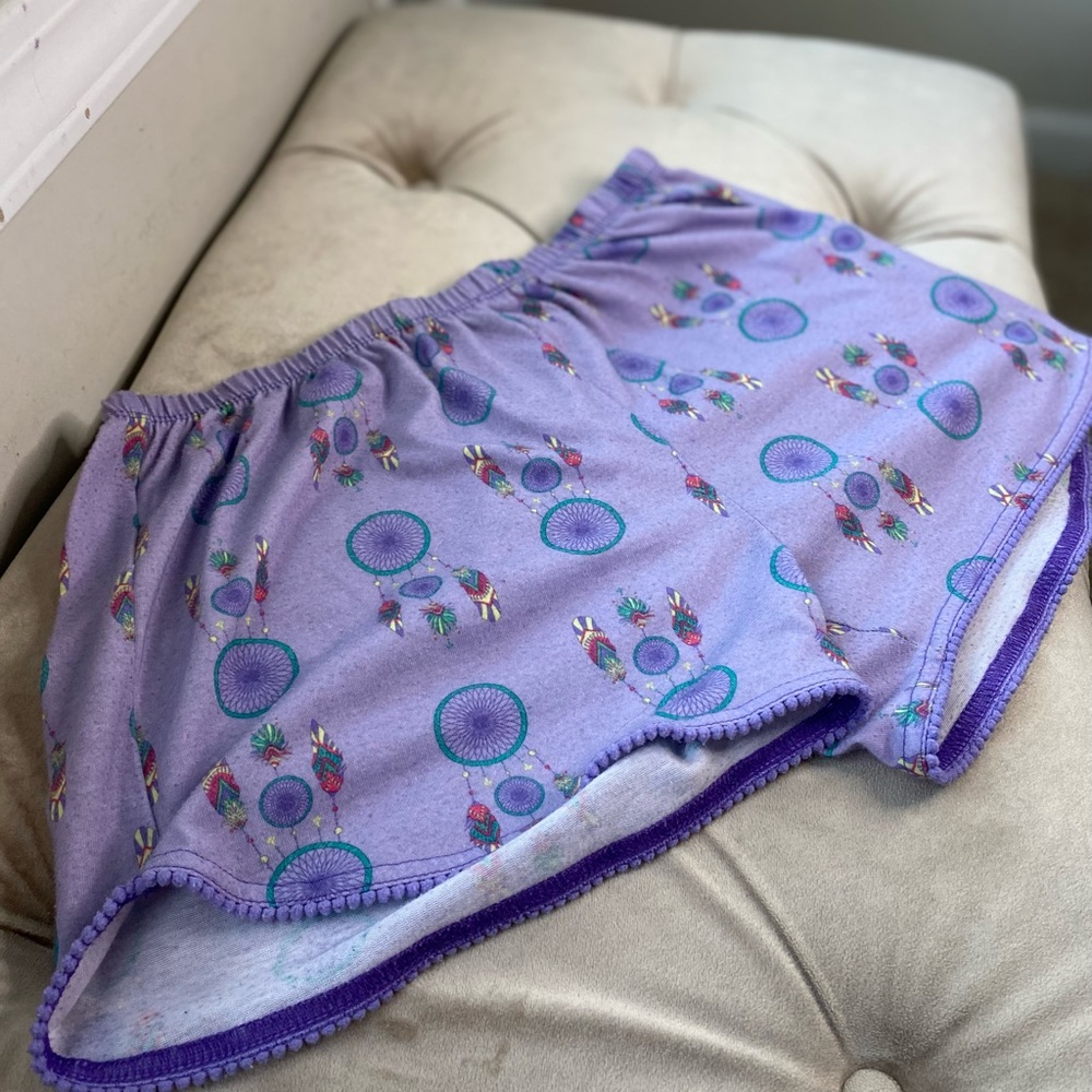 Pretty purple dream catcher kids shorts! Only worn once for a birthday sleepover